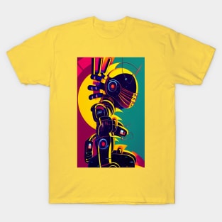 Ninja warrior robot T-Shirt